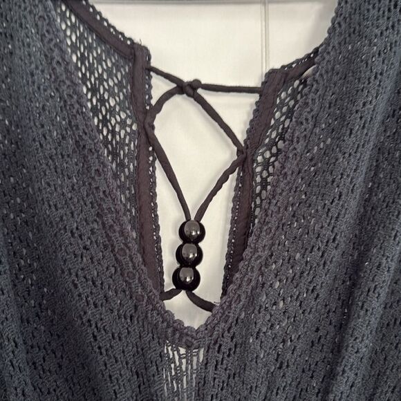 Anthropologie New Brea Swimwear Black Cover-up - Size Small - Picture 7 of 8